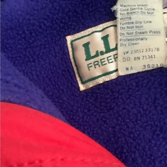 L.L. Bean Vintage Fleece Lined Zippered Jacket - Picture 3 of 14